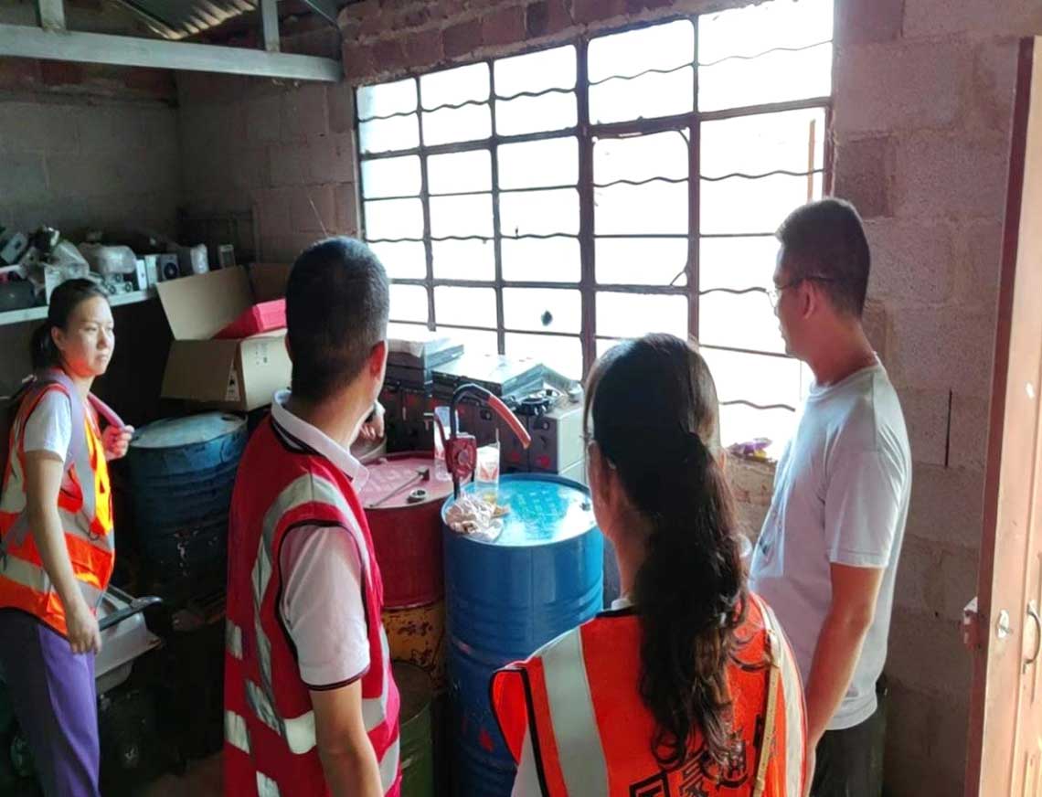 宁洱勐先驻点库房安全查抄